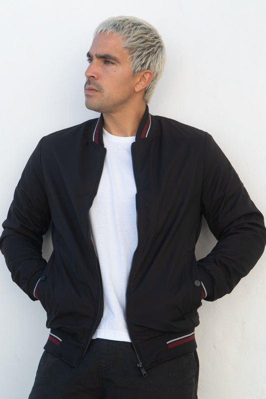 Bomber Nylon Dumas Negro