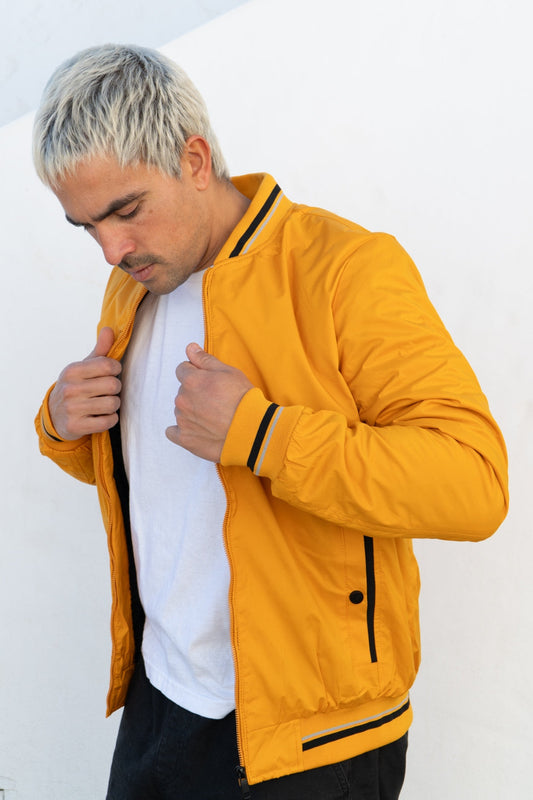 Bomber Nylon Dumas Mostaza