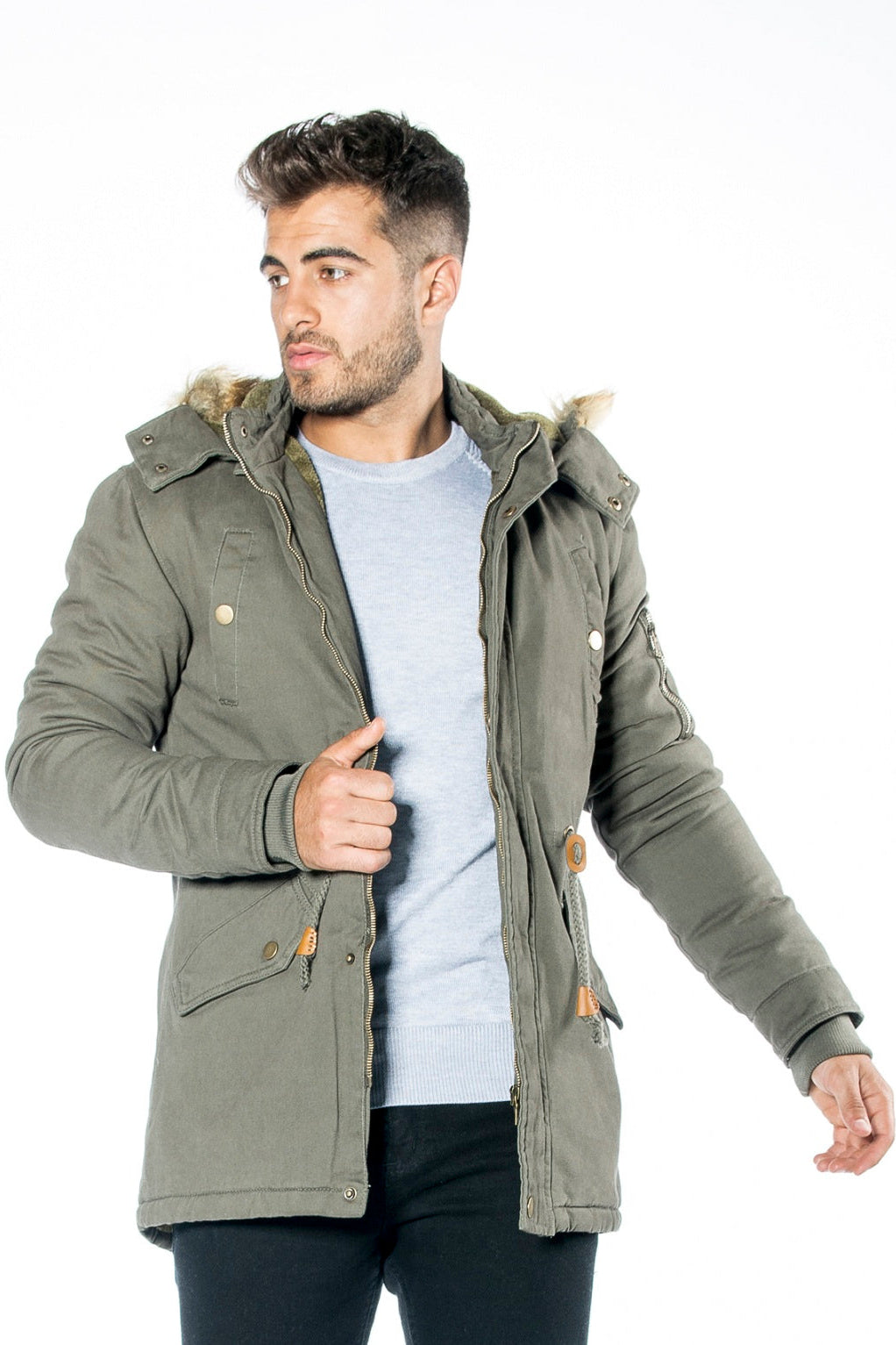 Parka Gabardina Alaska Verde