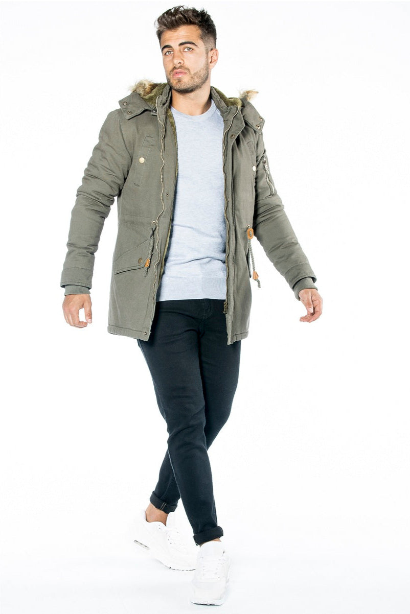 Parka Gabardina Alaska Verde