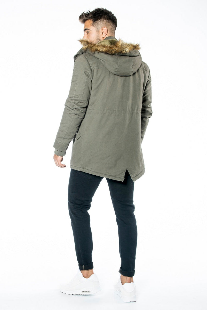 Parka Gabardina Alaska Verde