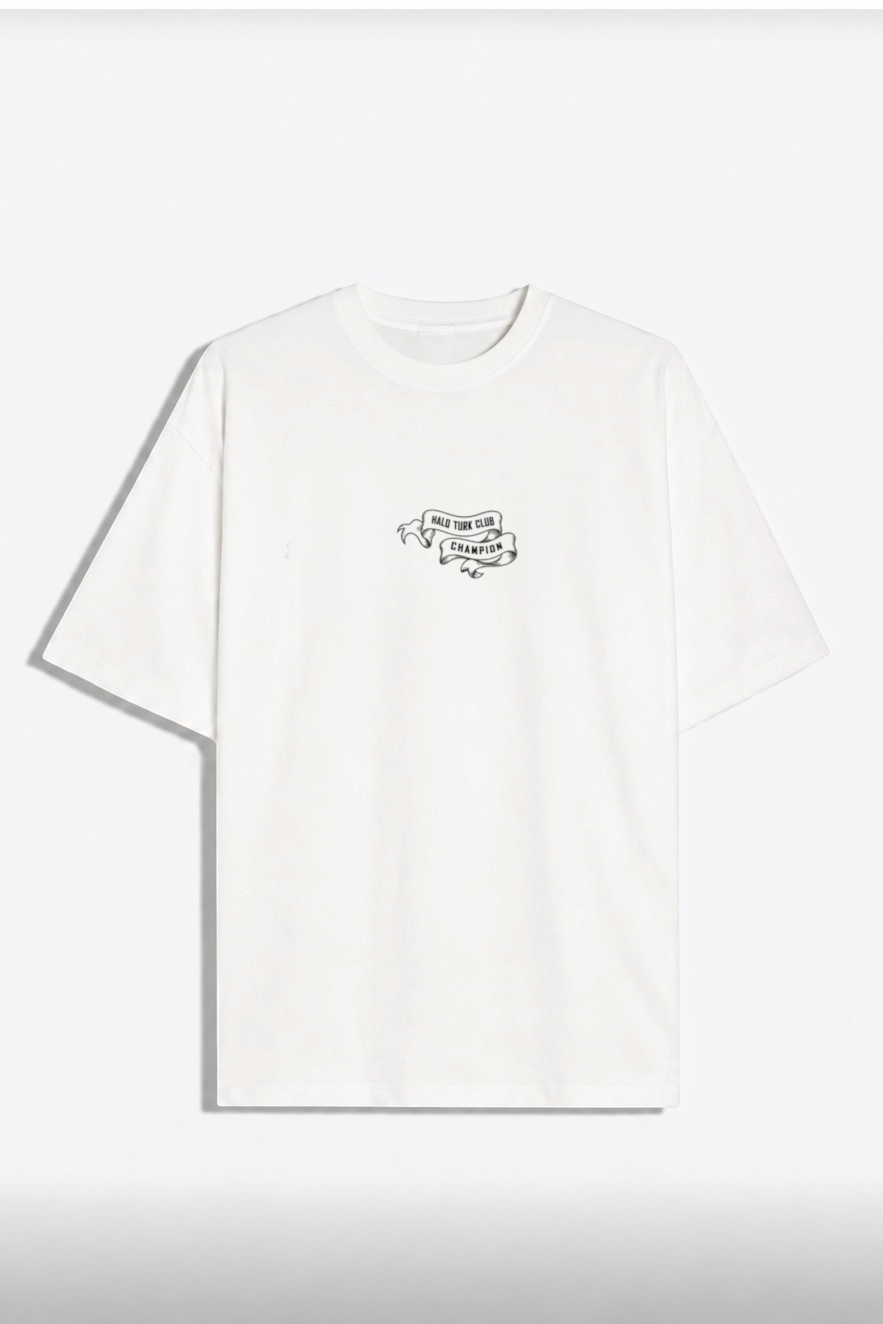 Remera Oversize Ascend Blanco