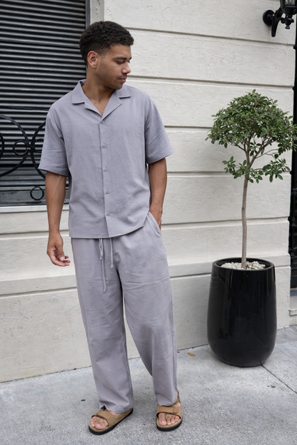 Camisa + Pantalón Gris