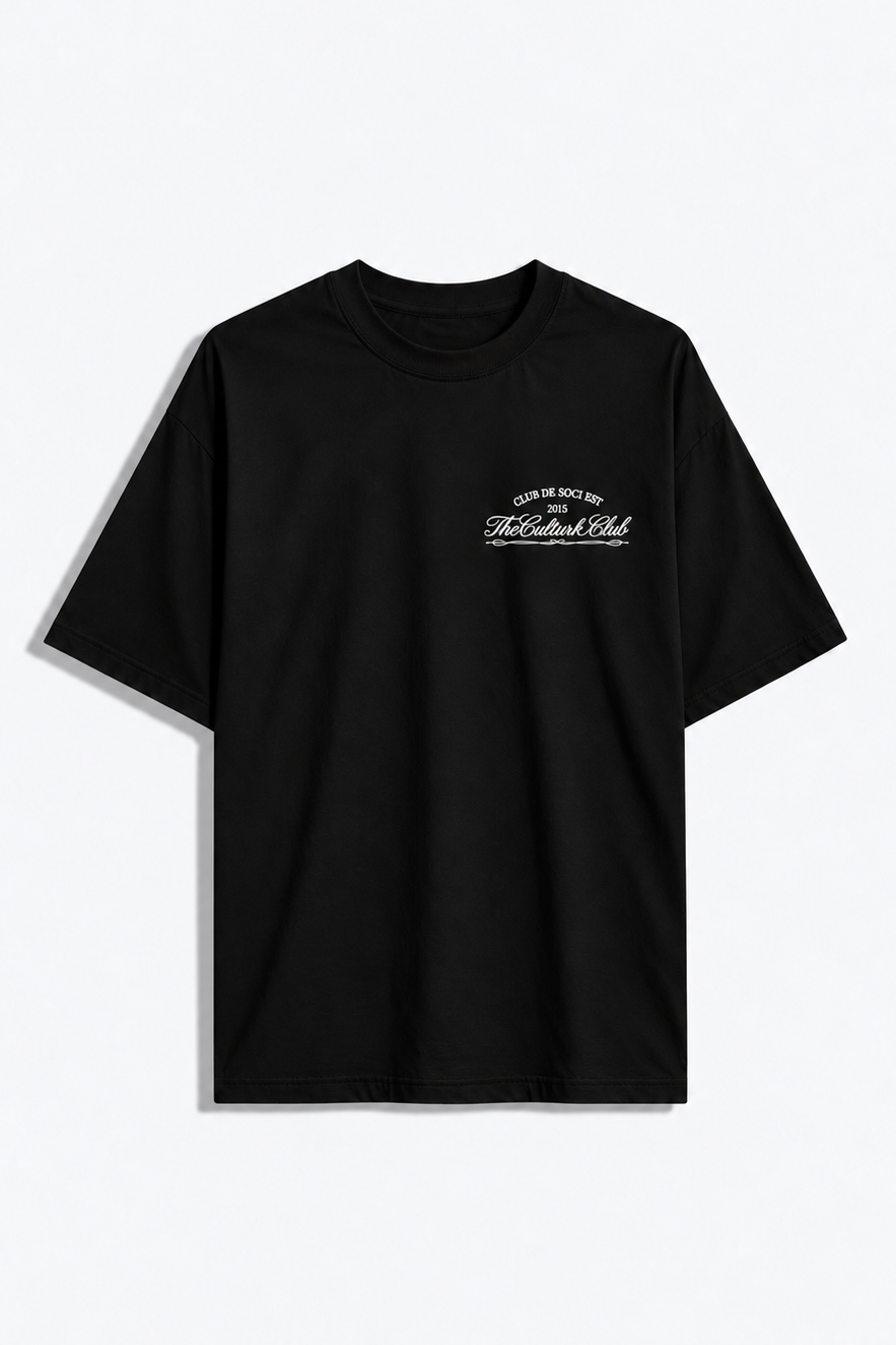 Remera Oversize Club Negro