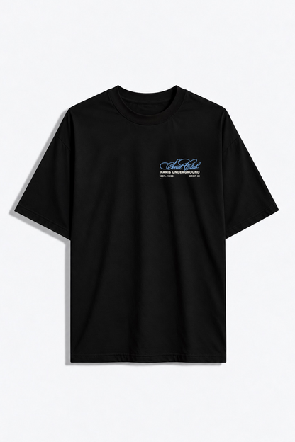 Remera Oversize Parisienne Negro