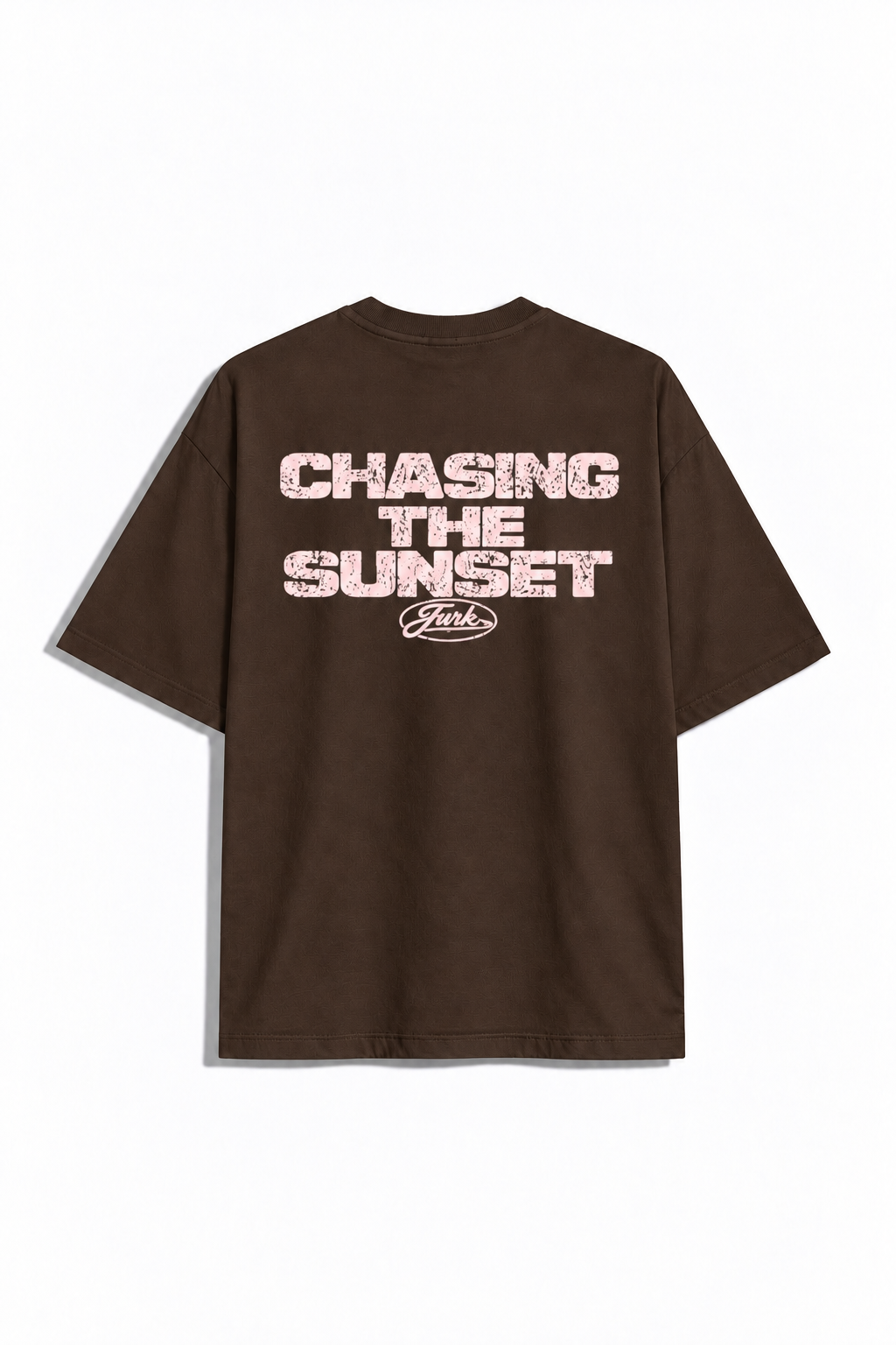 Remera Oversize Chasing Marron