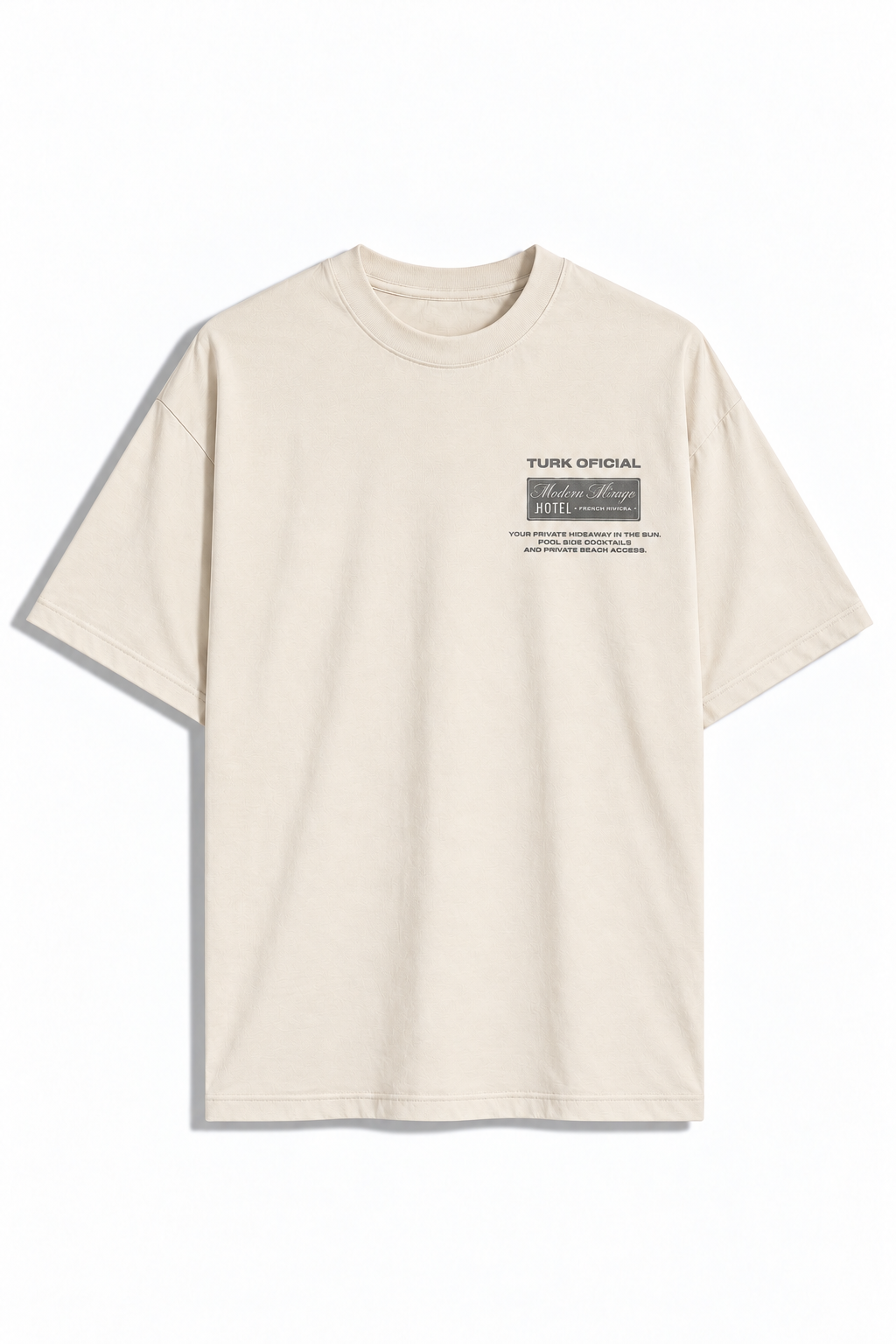 Remera Oversize Modern Beige