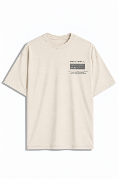 Remera Oversize Modern Beige