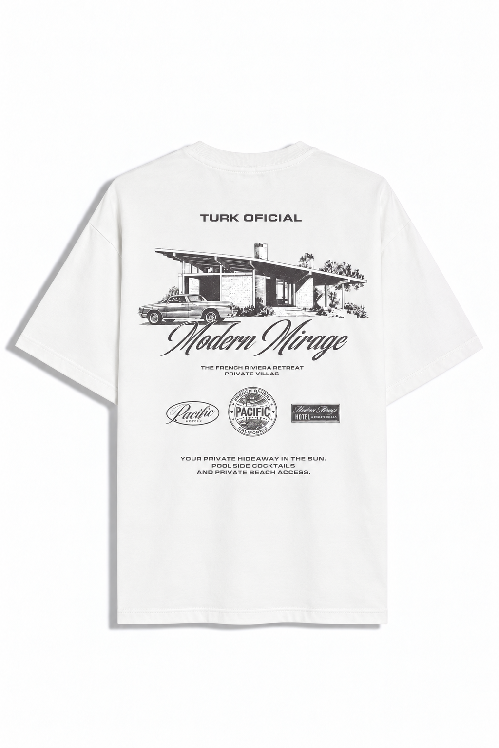Remera Oversize Modern Blanco