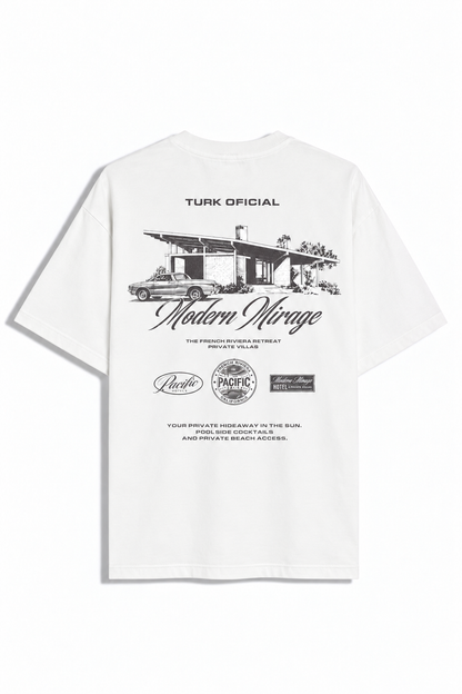Remera Oversize Modern Blanco