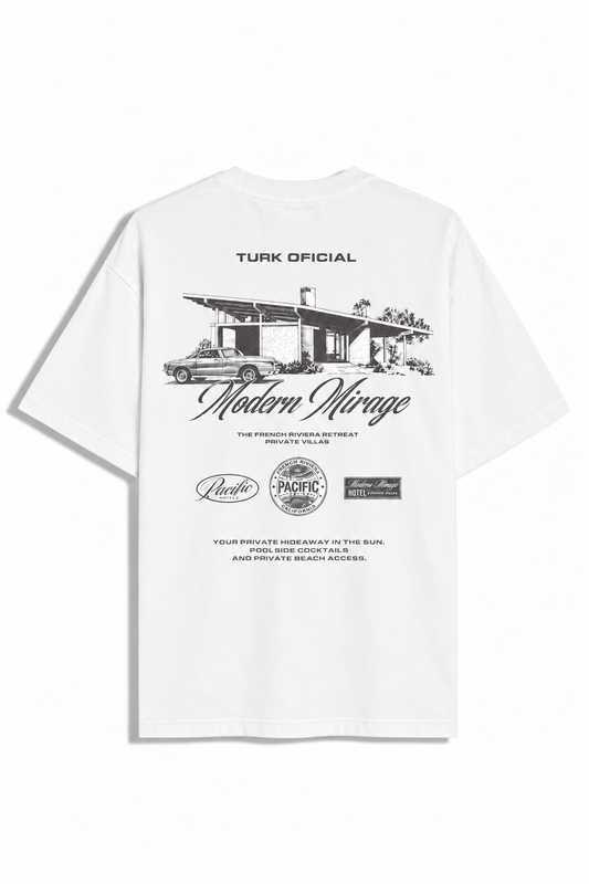 Remera Oversize Modern Blanco