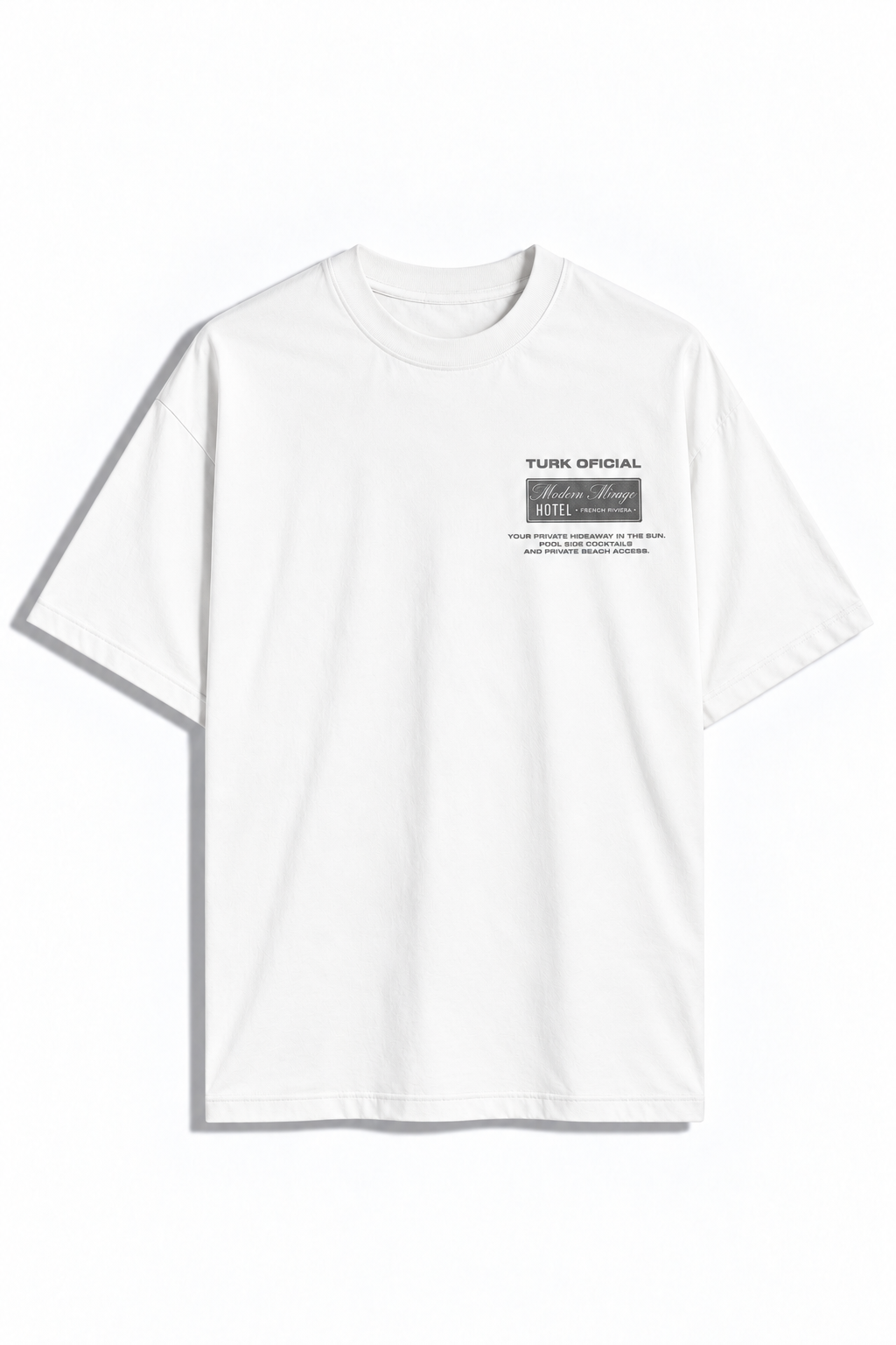 Remera Oversize Modern Blanco