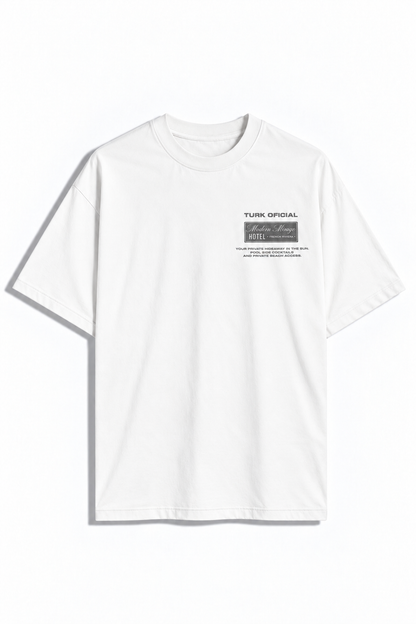 Remera Oversize Modern Blanco