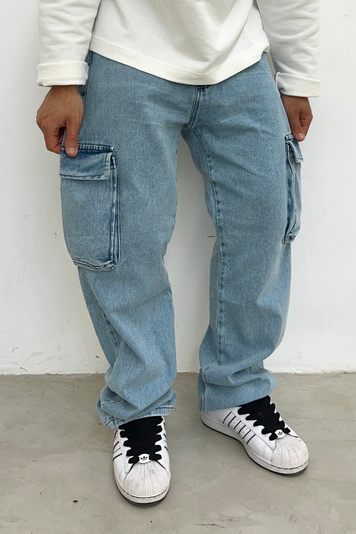 Cargo Baggy Palmer Celeste