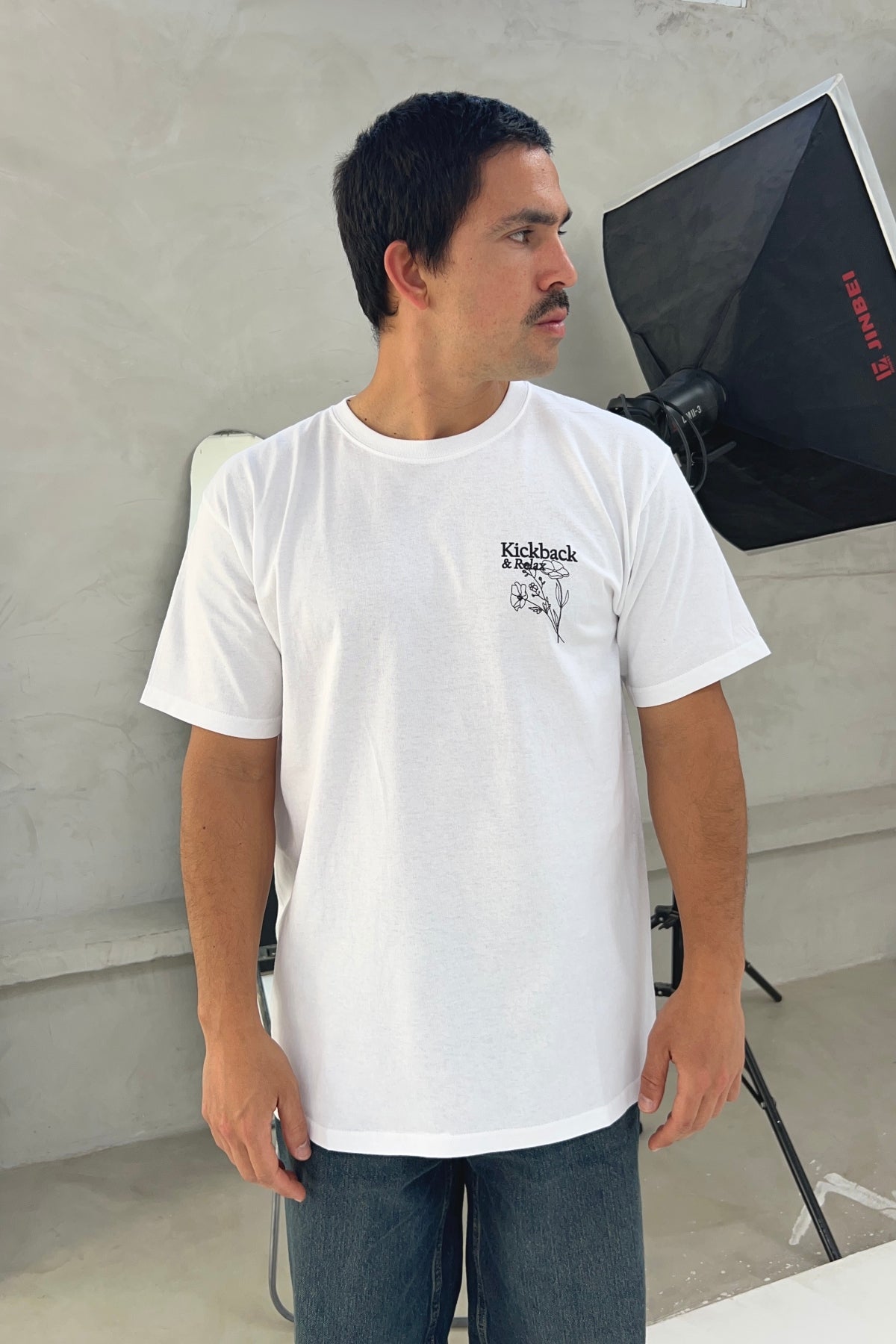 Remera Flowers Blanco