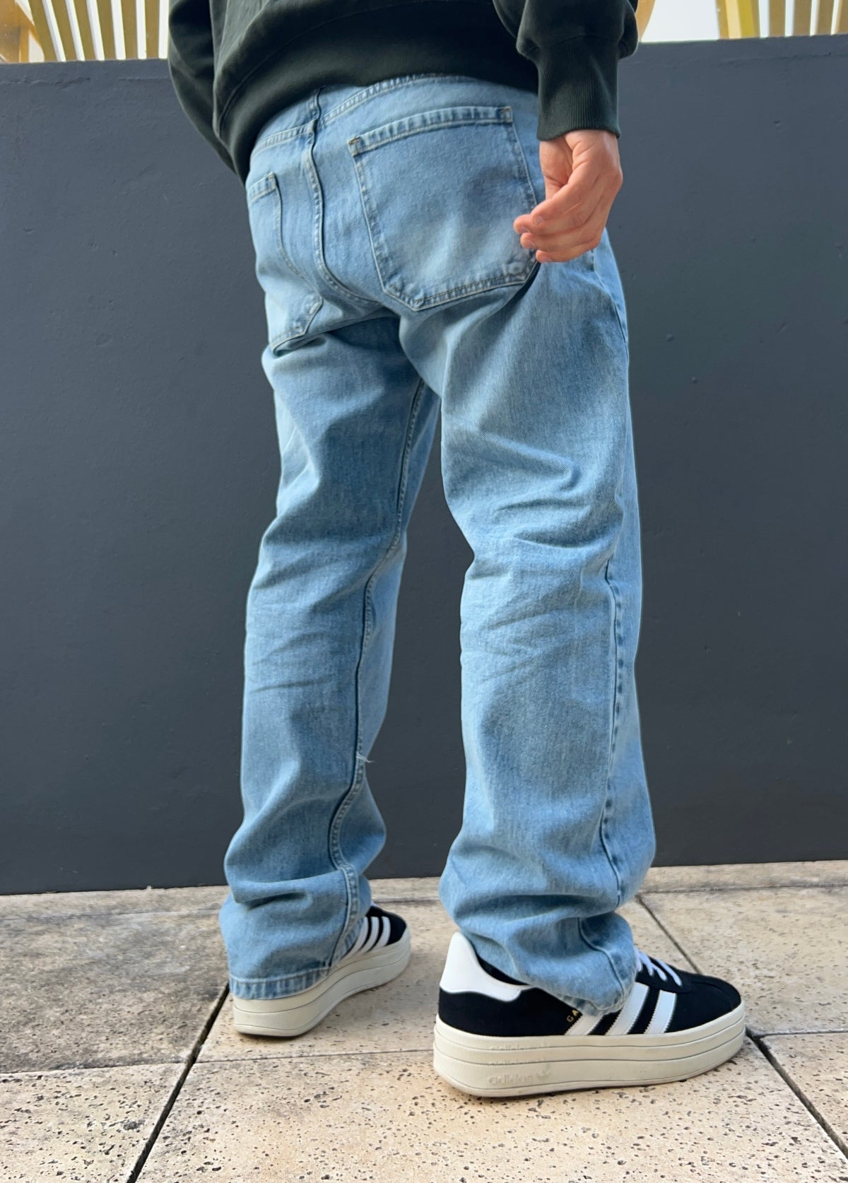 Baggy Liso Kansas Celeste