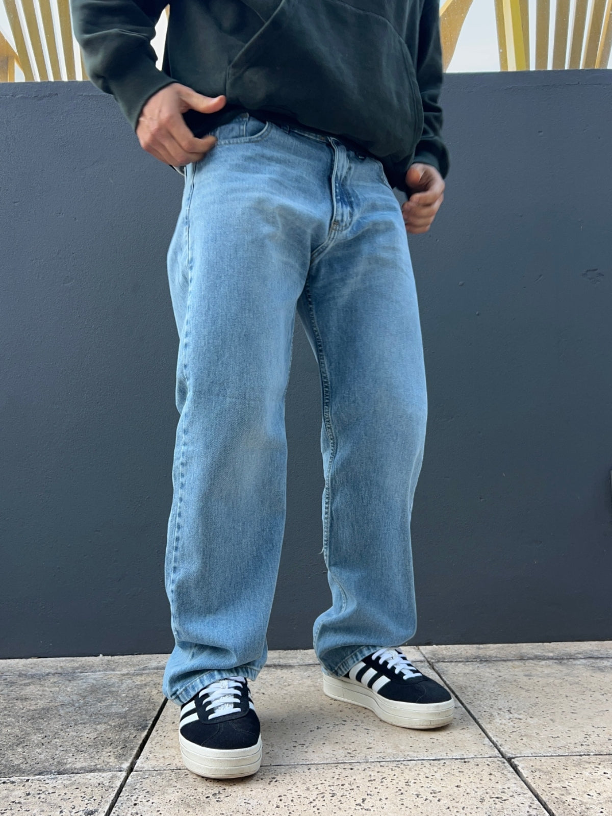 Baggy Liso Kansas Celeste