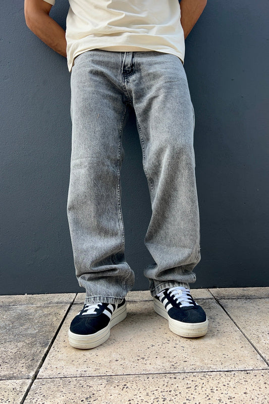 Baggy Liso Kansas Gris Claro