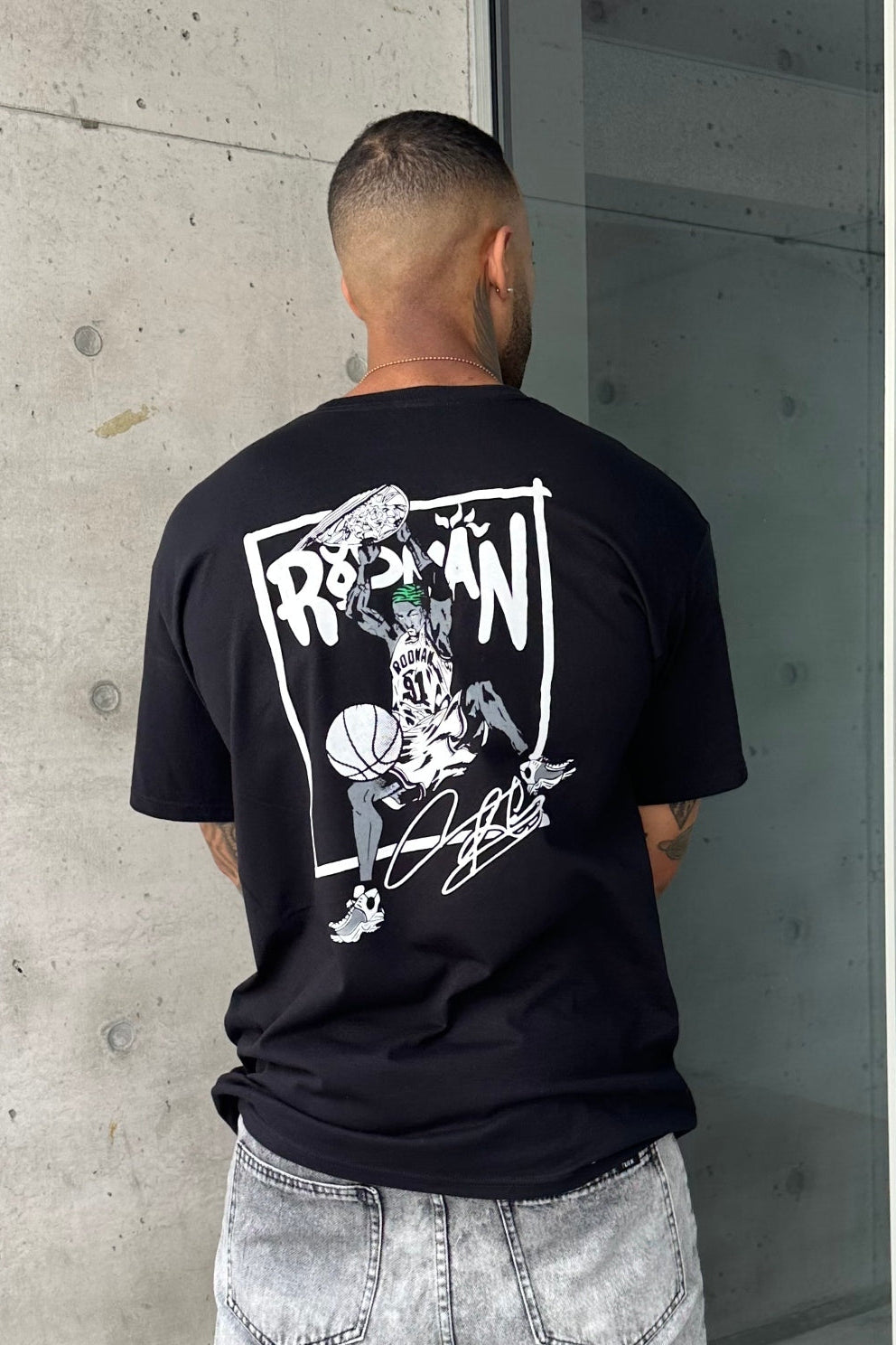 Remera Rodman Negro