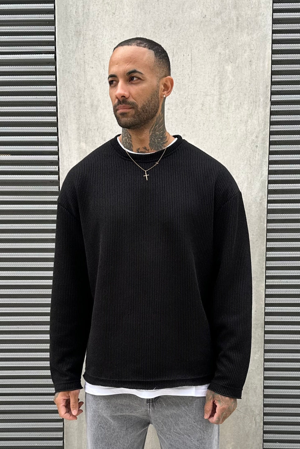 Buzo Hilo Milan Negro