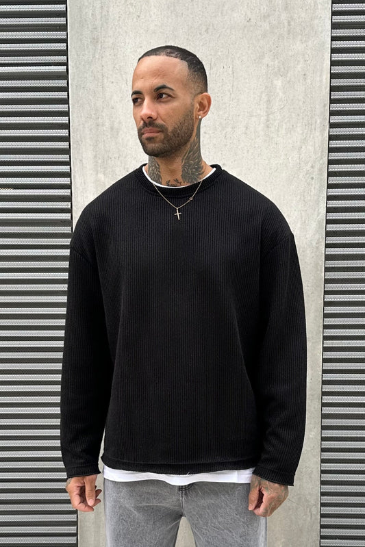 Buzo Hilo Milan Negro