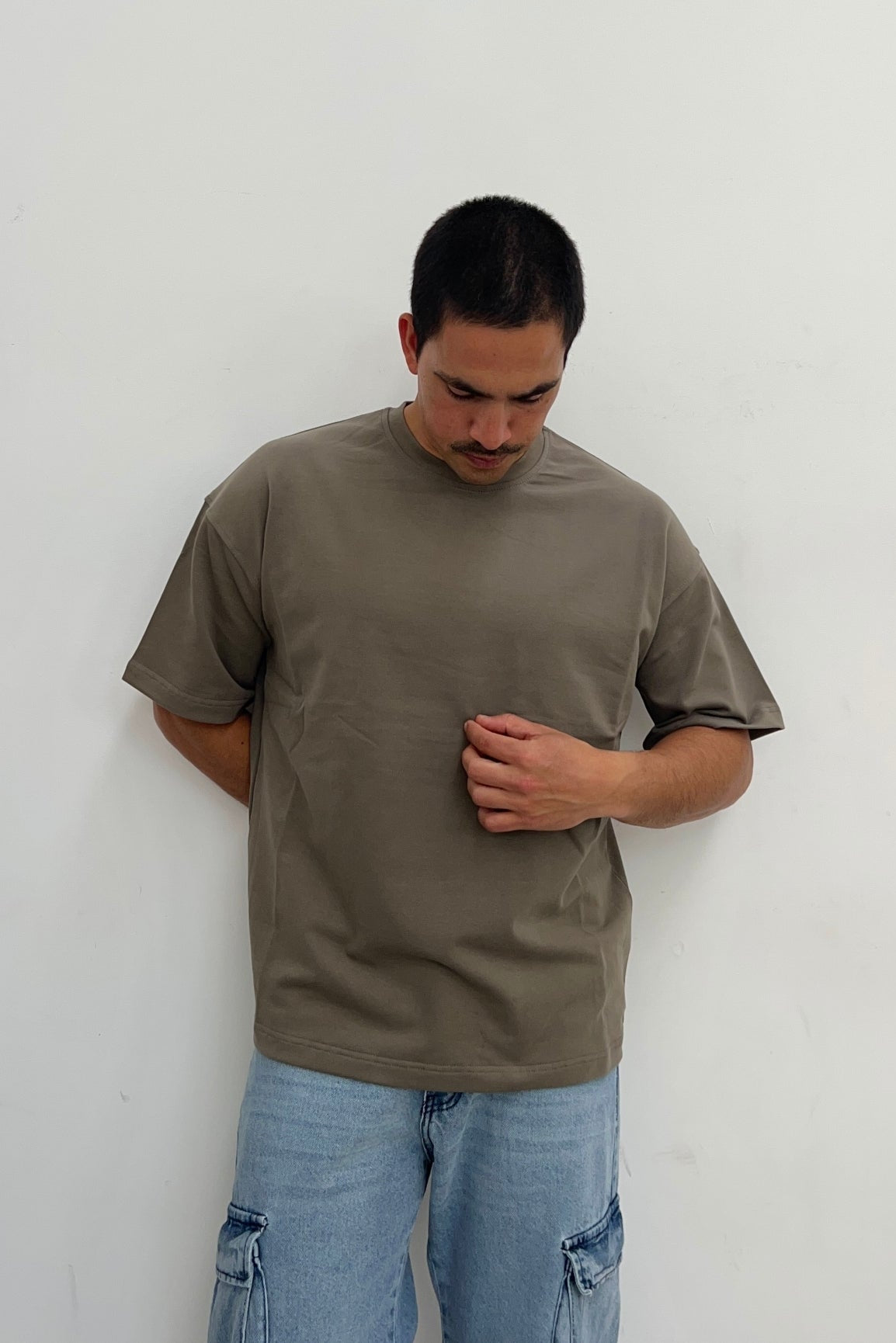 Remera Lisa Ajax Verde Oliva