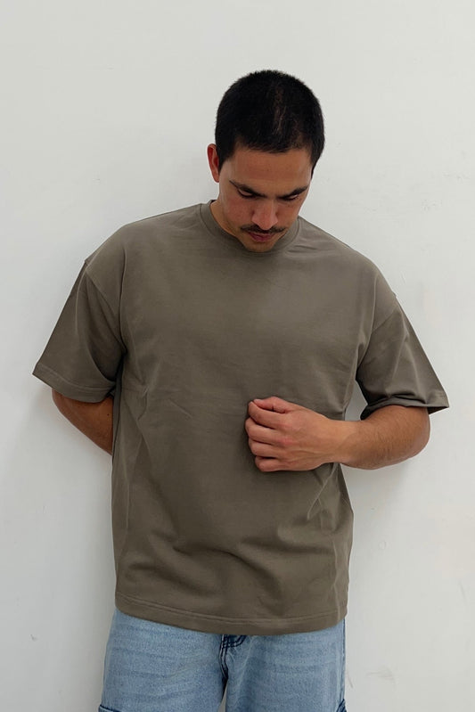 Remera Lisa Ajax Verde Oliva