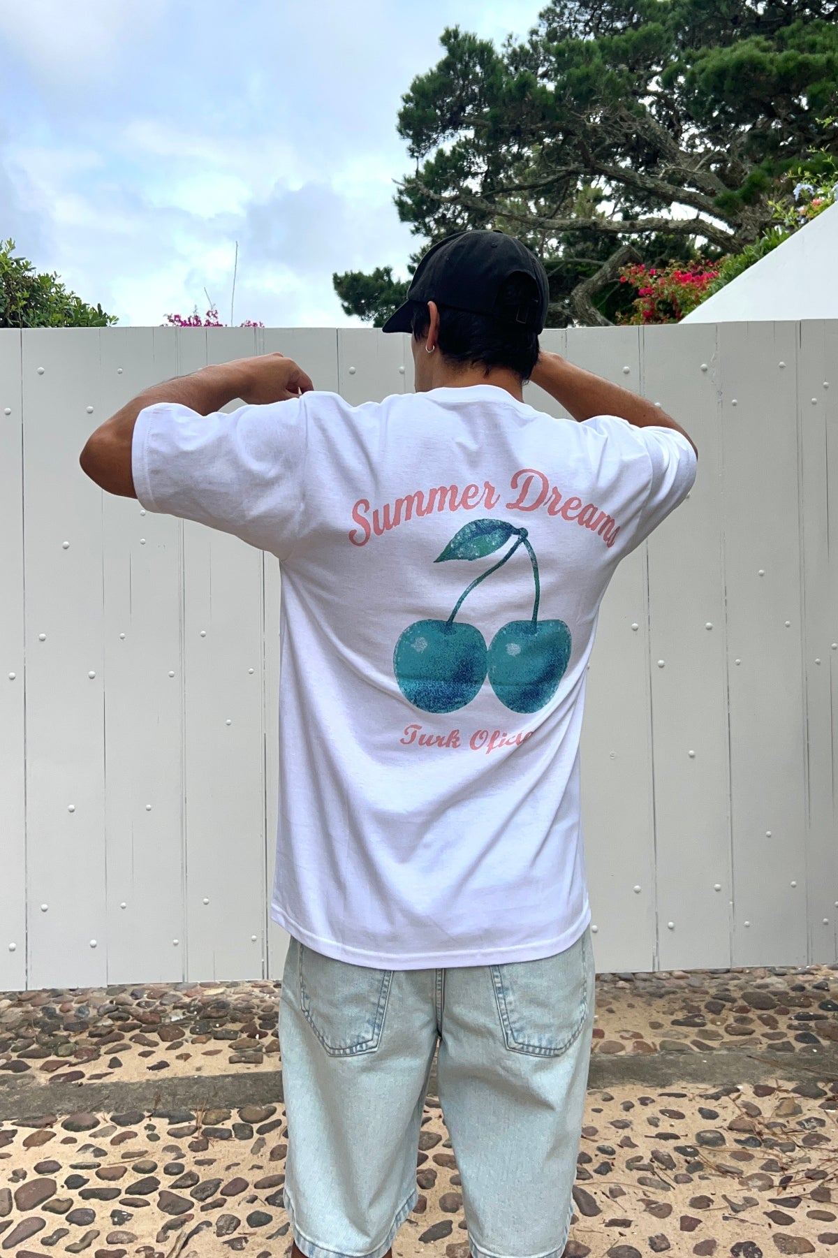 Remera Cherry Blanco