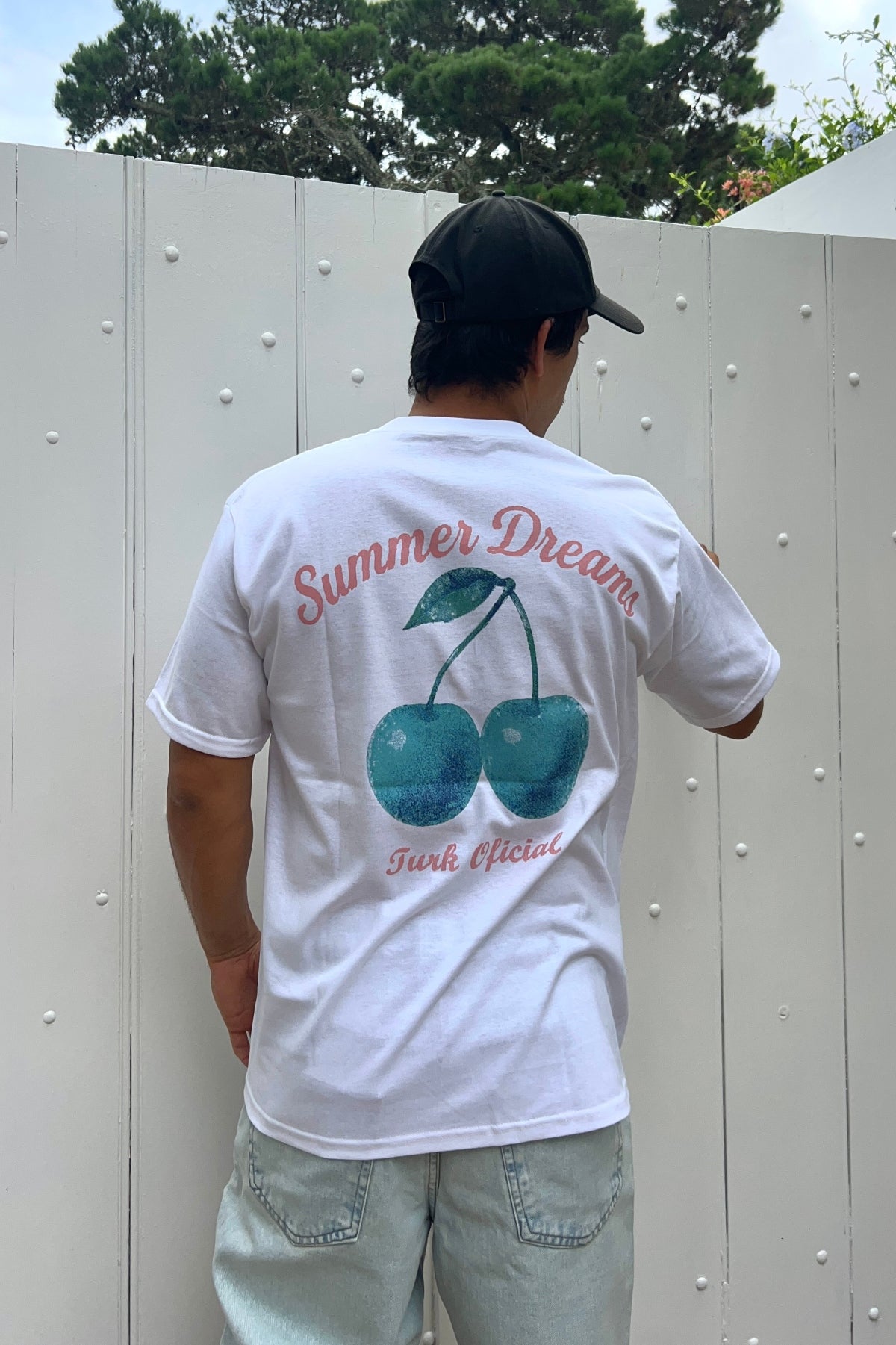 Remera Cherry Blanco