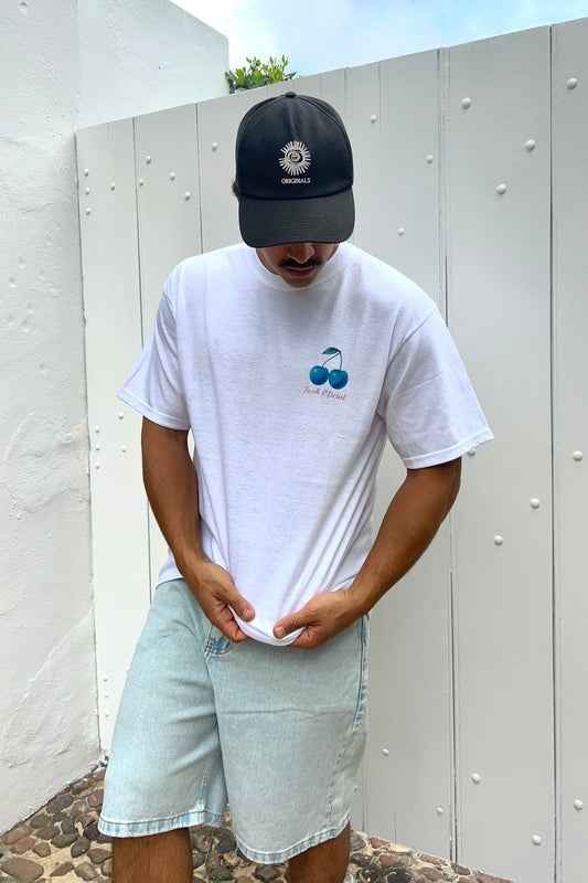 Remera Cherry Blanco