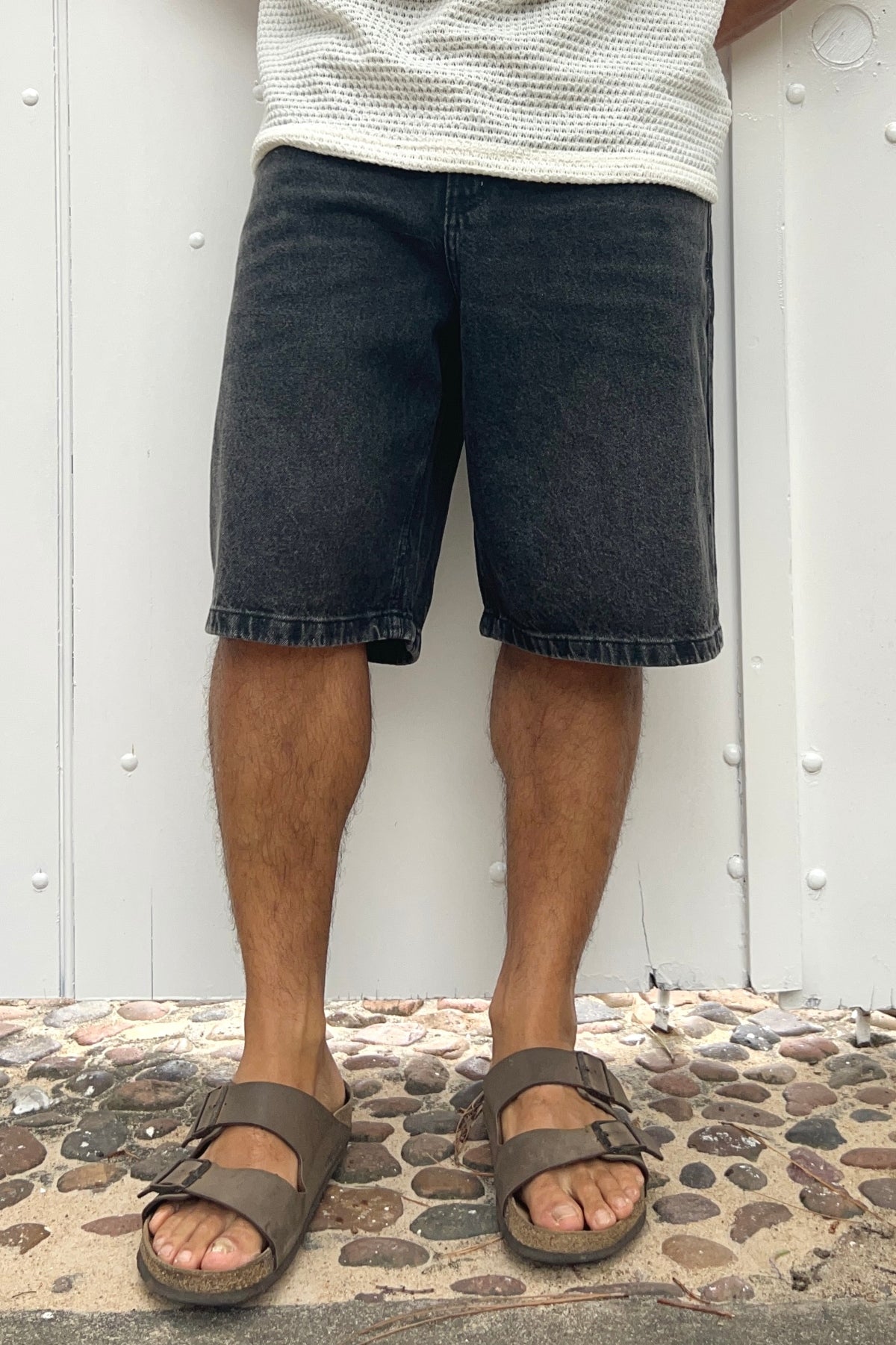 Bermuda Baggy Lisa Manchester Gris Oscuro