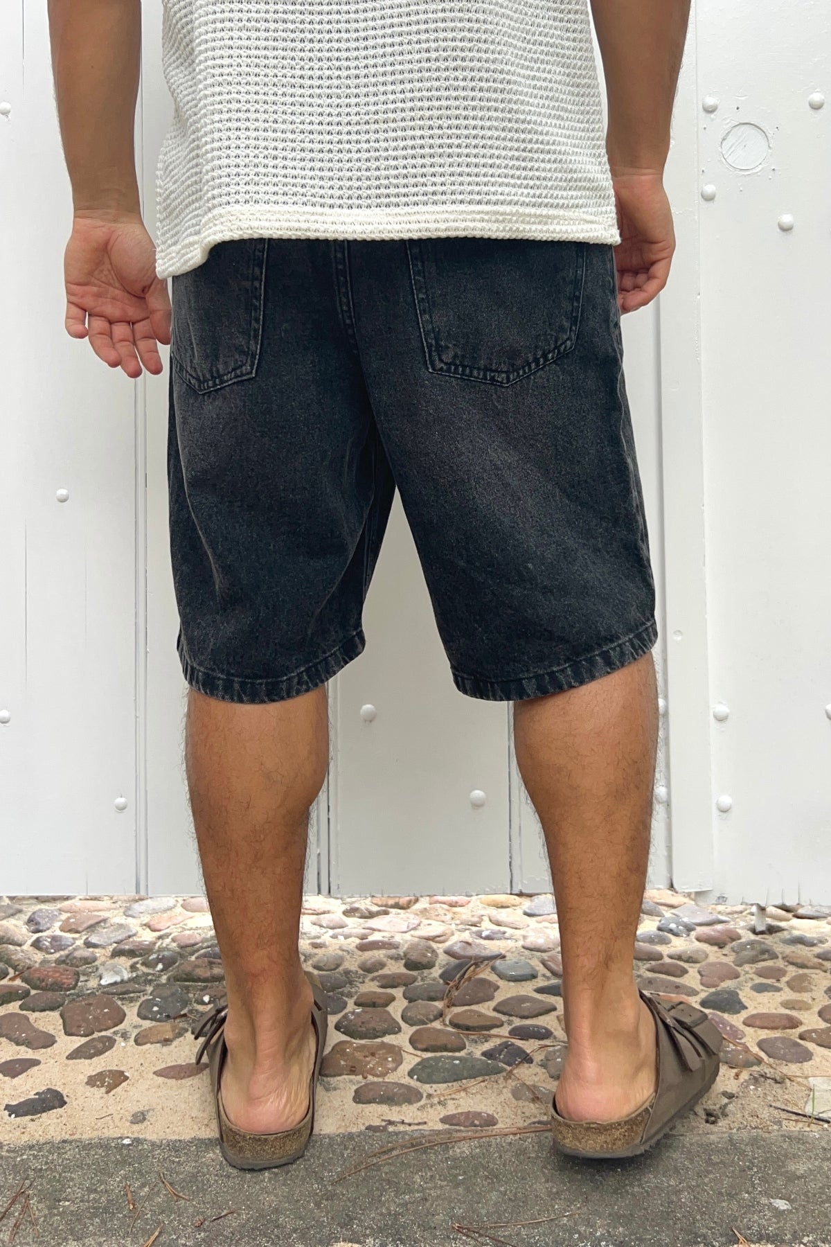 Bermuda Baggy Lisa Manchester Gris Oscuro