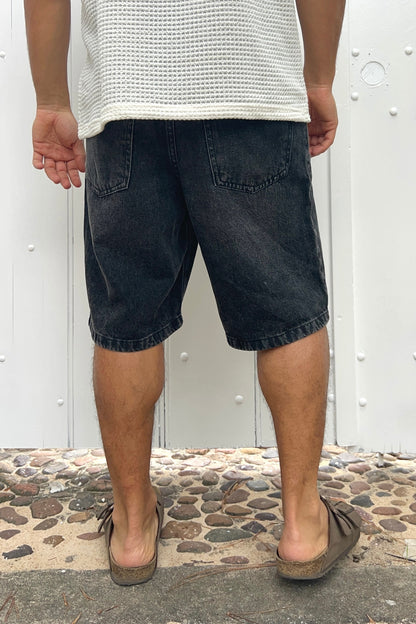 Bermuda Baggy Lisa Manchester Gris Oscuro