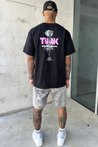 Remera Rose Negro