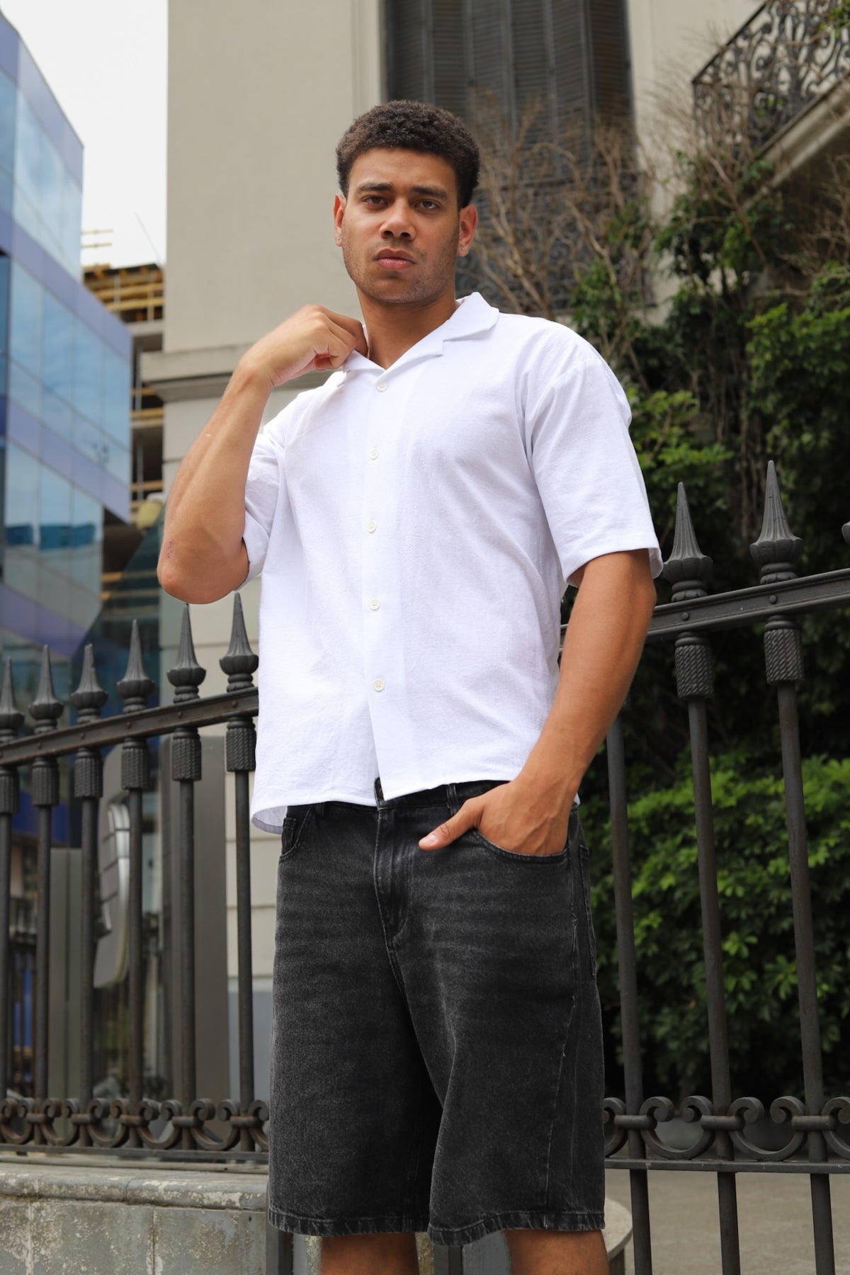 Camisa Lino Toscana Blanco