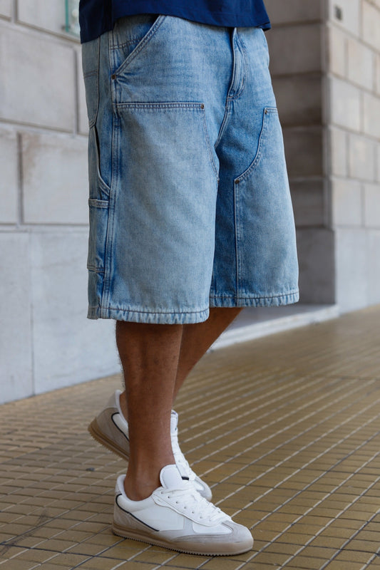 Bermuda Super Baggy Macba Celeste