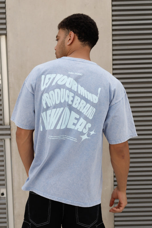 Remera Studio Celeste