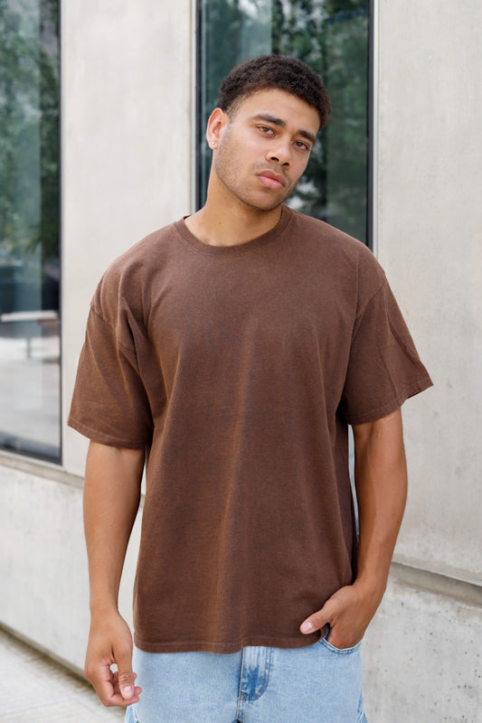 Remera Lisa Stone Marrón