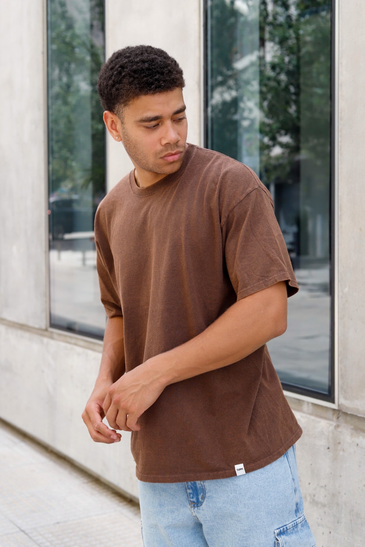 Remera Lisa Stone Marrón