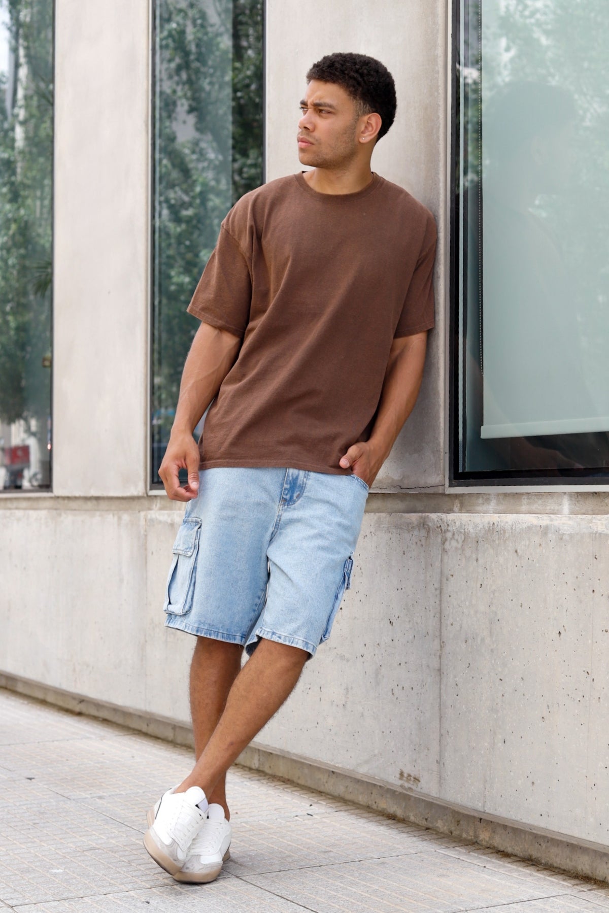 Remera Lisa Stone Marrón