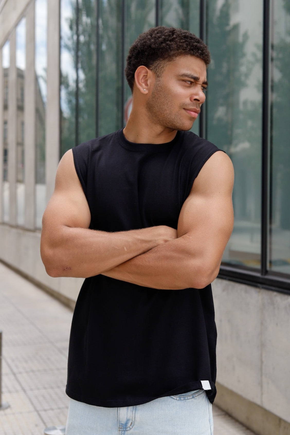 Musculosa Malibu Negro