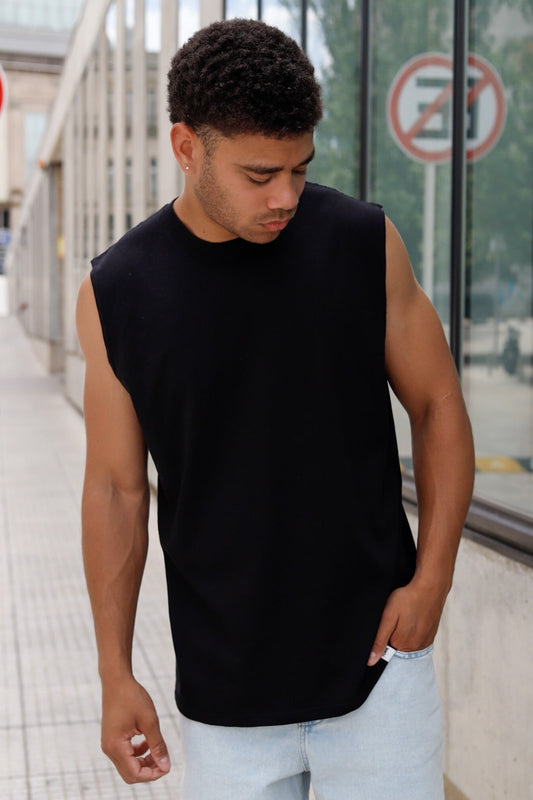 Musculosa Malibu Negro