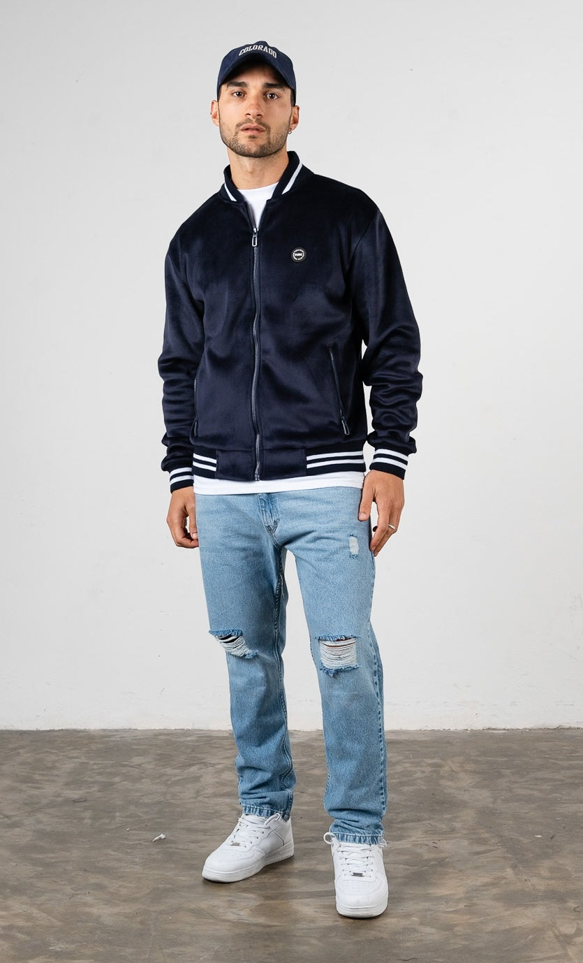 Campera Plush Denver Azul