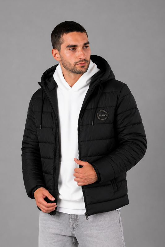 Campera Nylon Inflada Okland Negro