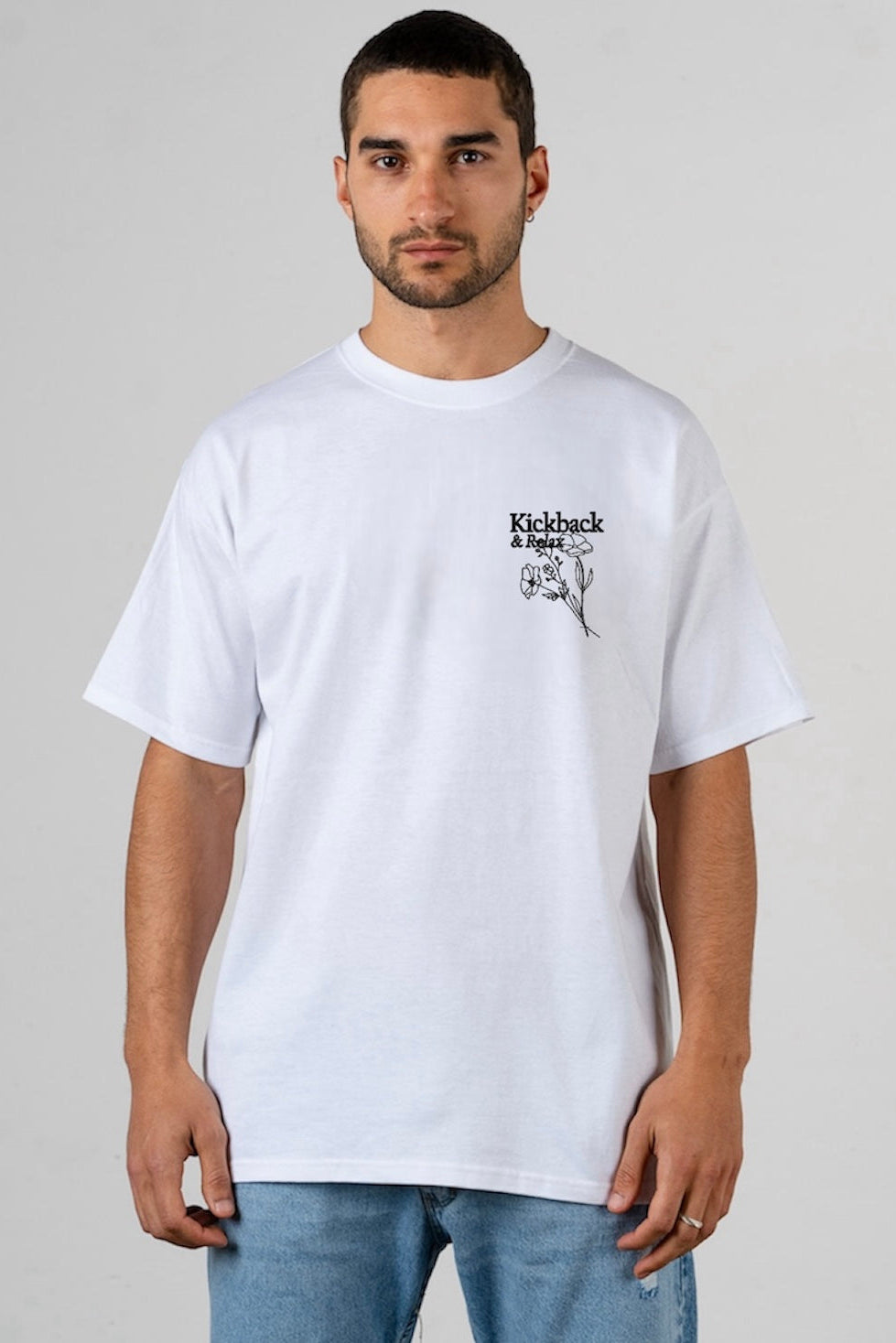 Remera Flowers Blanco