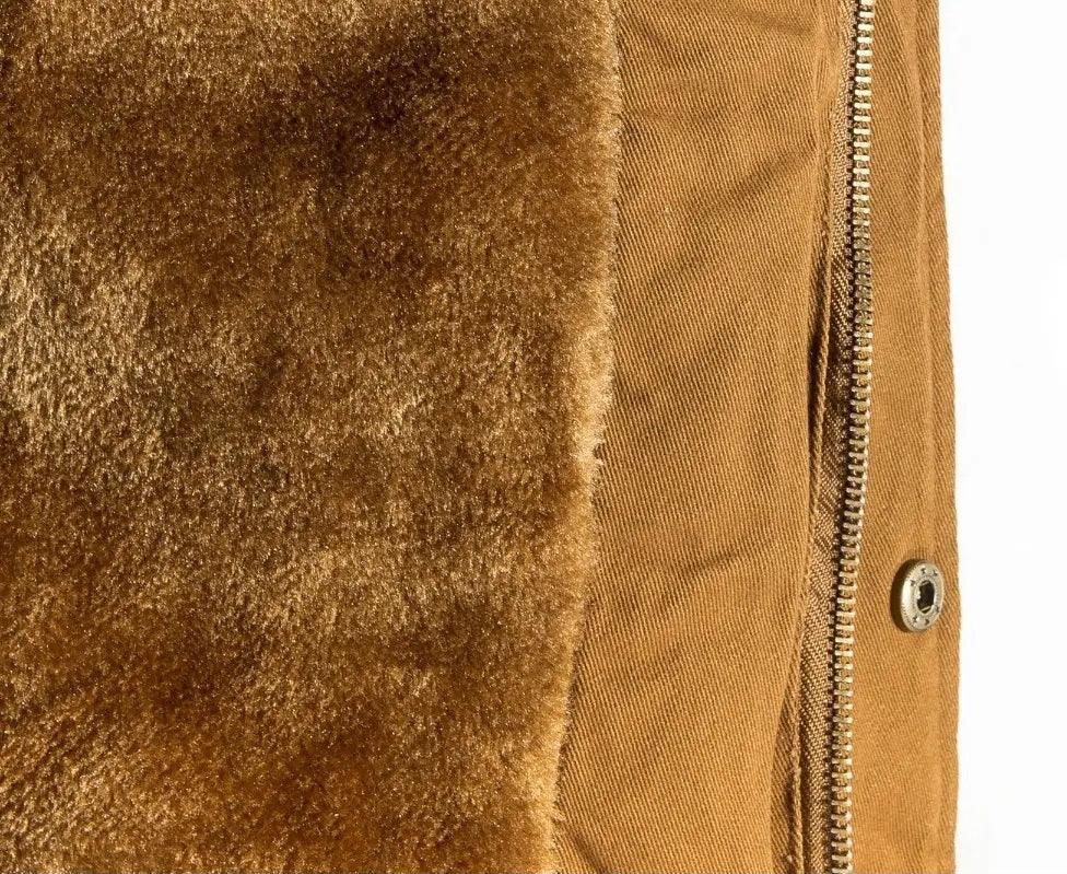 Parka Gabardina Alaska Marrón