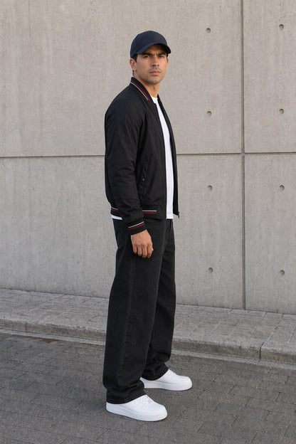 Bomber Nylon Dumas Negro