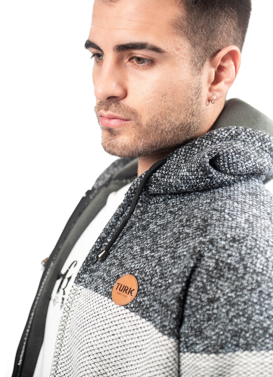 Campera Hilo Tejida Okland Azul