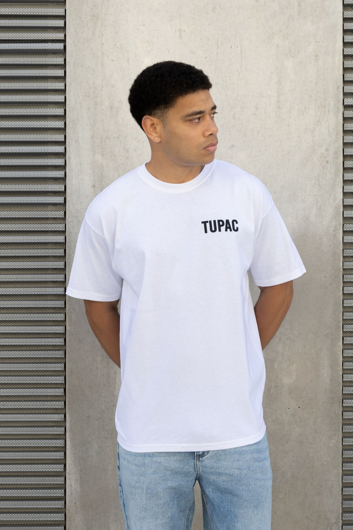 Remera Tupac Blanco