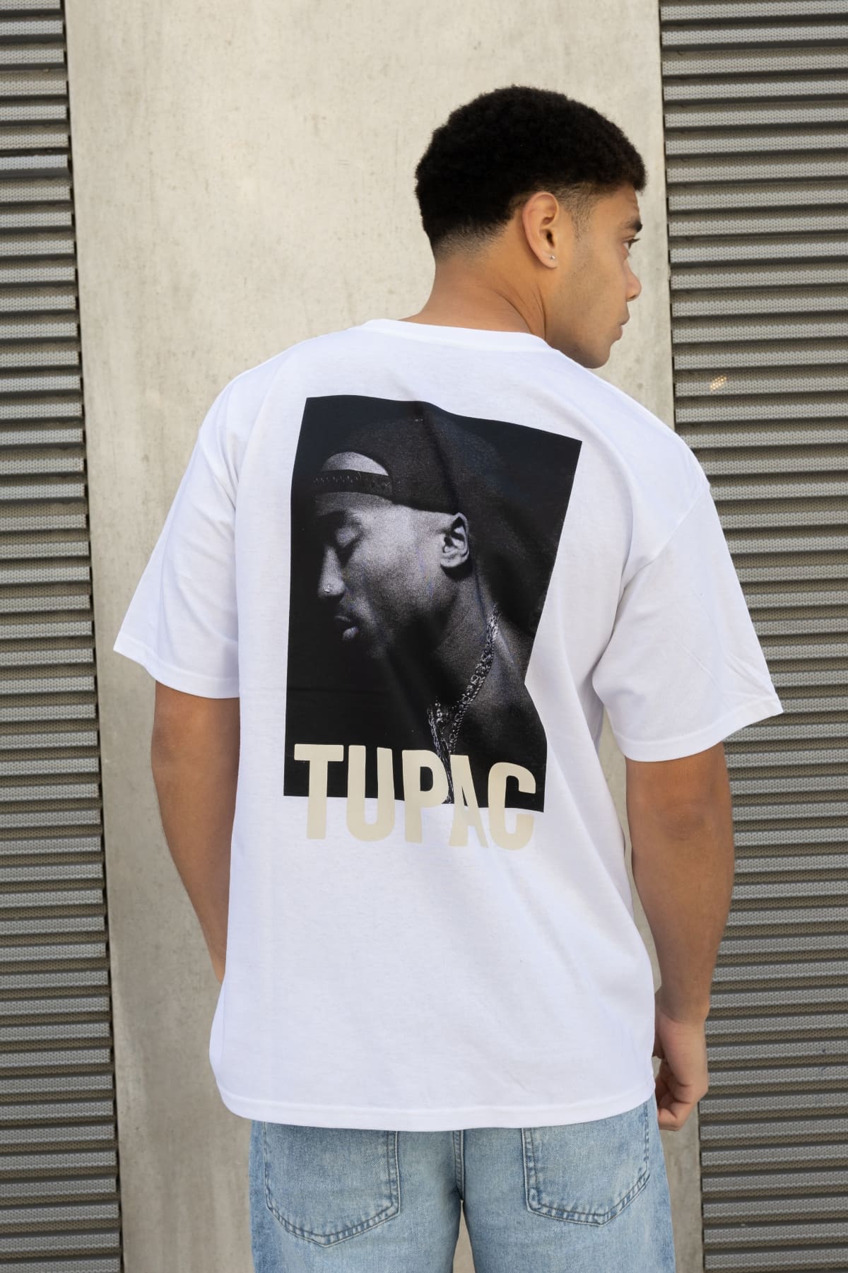Remera Tupac Blanco